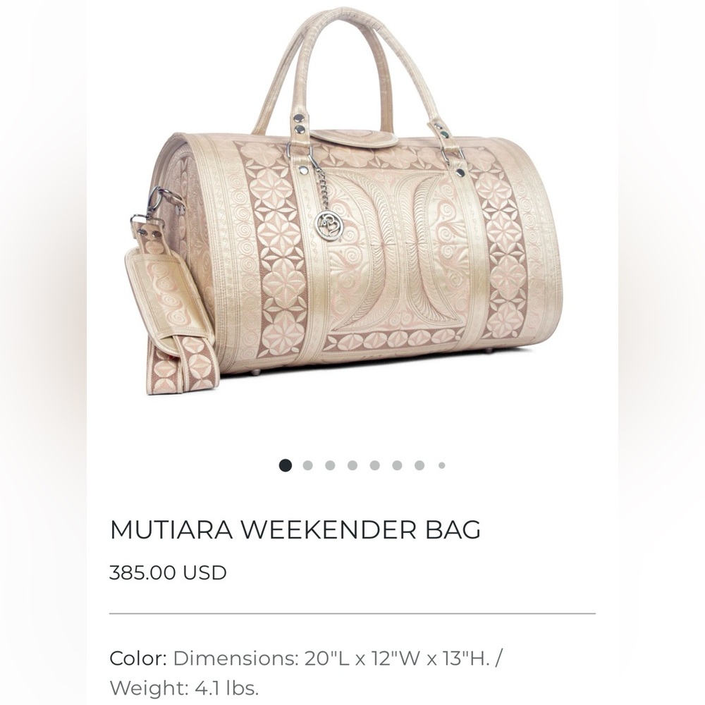 NWT Mutiara Weekender Bag
